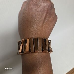 Vintage Renoir "Interplay" Modernist Copper Cuff Bracelet